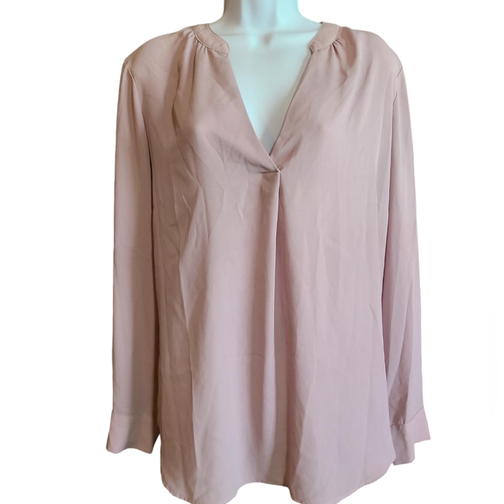 SOHO long sleeve mauve blouse L